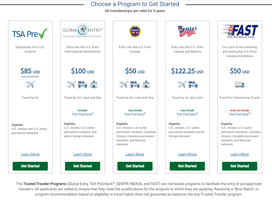 Global Entry Enrollment on Arrival